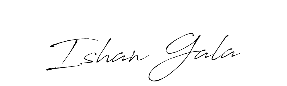 This is the best signature style for the Ishan Gala name. Also you like these signature font (Antro_Vectra). Mix name signature. Ishan Gala signature style 6 images and pictures png