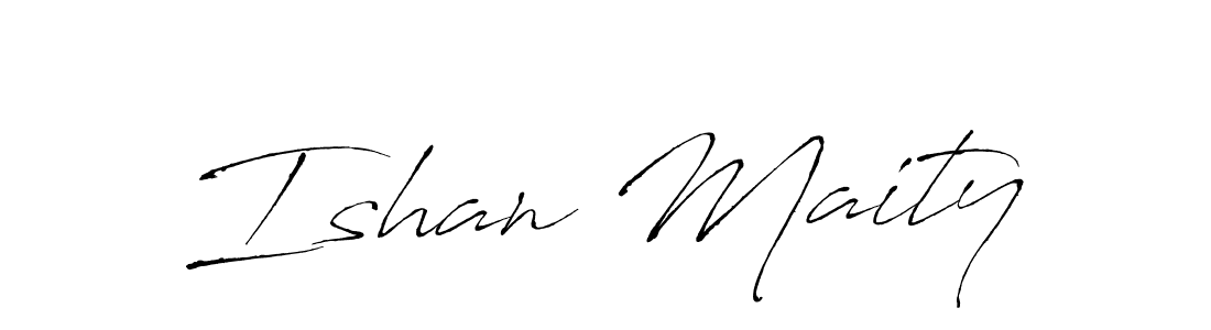 How to make Ishan Maity signature? Antro_Vectra is a professional autograph style. Create handwritten signature for Ishan Maity name. Ishan Maity signature style 6 images and pictures png