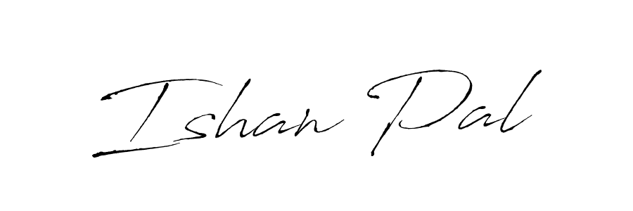 How to make Ishan Pal name signature. Use Antro_Vectra style for creating short signs online. This is the latest handwritten sign. Ishan Pal signature style 6 images and pictures png