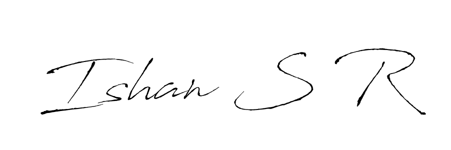 How to Draw Ishan S R signature style? Antro_Vectra is a latest design signature styles for name Ishan S R. Ishan S R signature style 6 images and pictures png