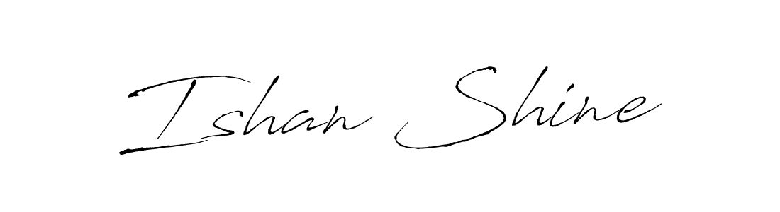 It looks lik you need a new signature style for name Ishan Shine. Design unique handwritten (Antro_Vectra) signature with our free signature maker in just a few clicks. Ishan Shine signature style 6 images and pictures png