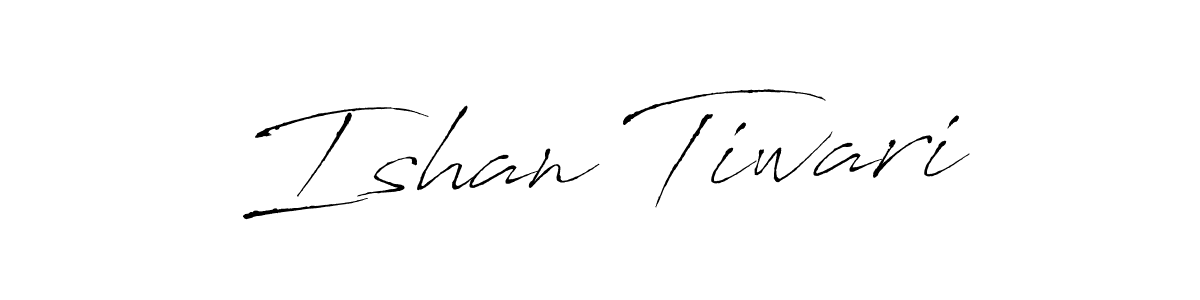 Ishan Tiwari stylish signature style. Best Handwritten Sign (Antro_Vectra) for my name. Handwritten Signature Collection Ideas for my name Ishan Tiwari. Ishan Tiwari signature style 6 images and pictures png
