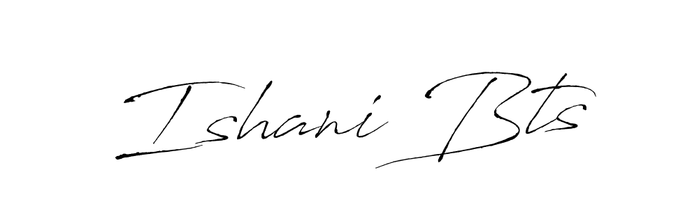 Make a beautiful signature design for name Ishani Bts. Use this online signature maker to create a handwritten signature for free. Ishani Bts signature style 6 images and pictures png