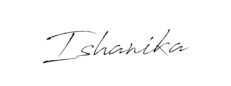 Ishanika stylish signature style. Best Handwritten Sign (Antro_Vectra) for my name. Handwritten Signature Collection Ideas for my name Ishanika. Ishanika signature style 6 images and pictures png