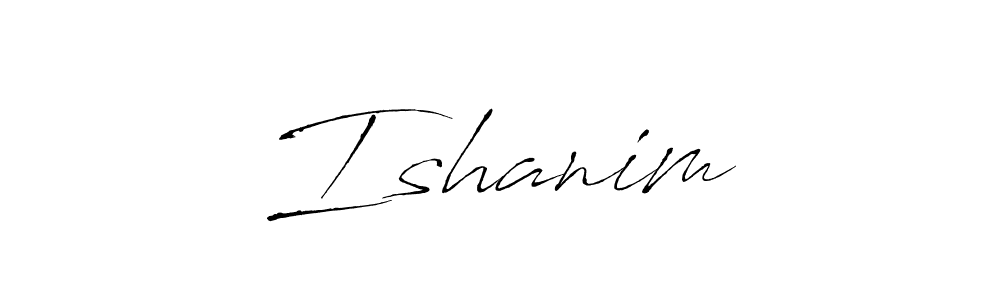 Design your own signature with our free online signature maker. With this signature software, you can create a handwritten (Antro_Vectra) signature for name Ishanim❤. Ishanim❤ signature style 6 images and pictures png