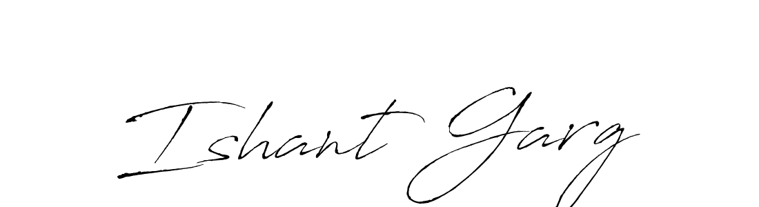 This is the best signature style for the Ishant Garg name. Also you like these signature font (Antro_Vectra). Mix name signature. Ishant Garg signature style 6 images and pictures png