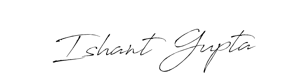 You should practise on your own different ways (Antro_Vectra) to write your name (Ishant Gupta) in signature. don't let someone else do it for you. Ishant Gupta signature style 6 images and pictures png