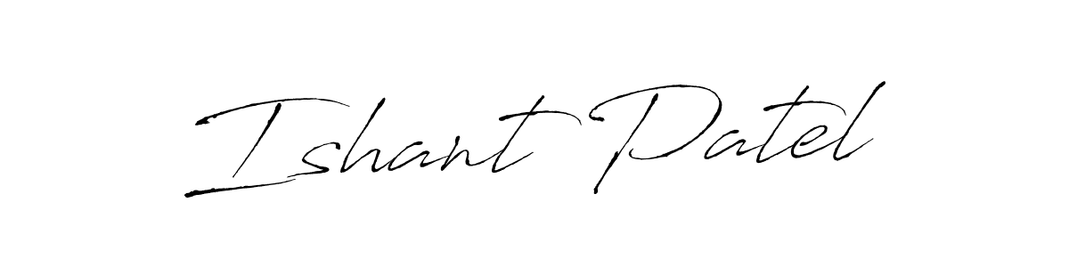 Make a beautiful signature design for name Ishant Patel. Use this online signature maker to create a handwritten signature for free. Ishant Patel signature style 6 images and pictures png