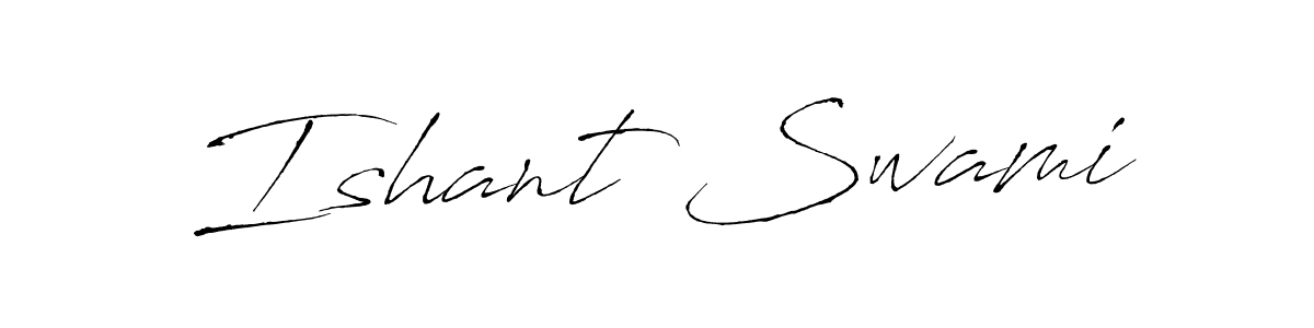 Use a signature maker to create a handwritten signature online. With this signature software, you can design (Antro_Vectra) your own signature for name Ishant Swami. Ishant Swami signature style 6 images and pictures png