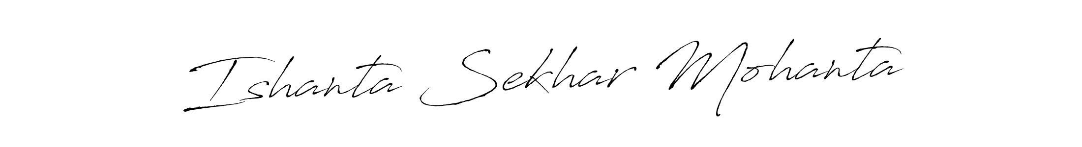 Make a short Ishanta Sekhar Mohanta signature style. Manage your documents anywhere anytime using Antro_Vectra. Create and add eSignatures, submit forms, share and send files easily. Ishanta Sekhar Mohanta signature style 6 images and pictures png