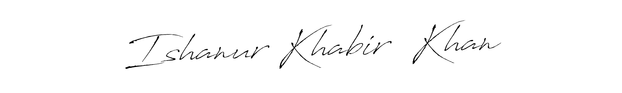 Once you've used our free online signature maker to create your best signature Antro_Vectra style, it's time to enjoy all of the benefits that Ishanur Khabir  Khan name signing documents. Ishanur Khabir  Khan signature style 6 images and pictures png