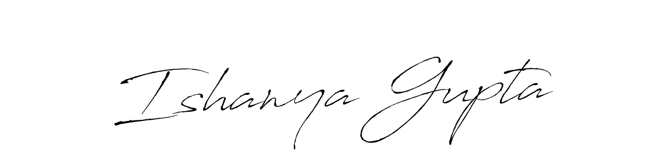 The best way (Antro_Vectra) to make a short signature is to pick only two or three words in your name. The name Ishanya Gupta include a total of six letters. For converting this name. Ishanya Gupta signature style 6 images and pictures png