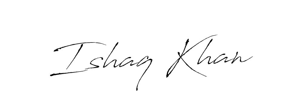 How to make Ishaq Khan signature? Antro_Vectra is a professional autograph style. Create handwritten signature for Ishaq Khan name. Ishaq Khan signature style 6 images and pictures png