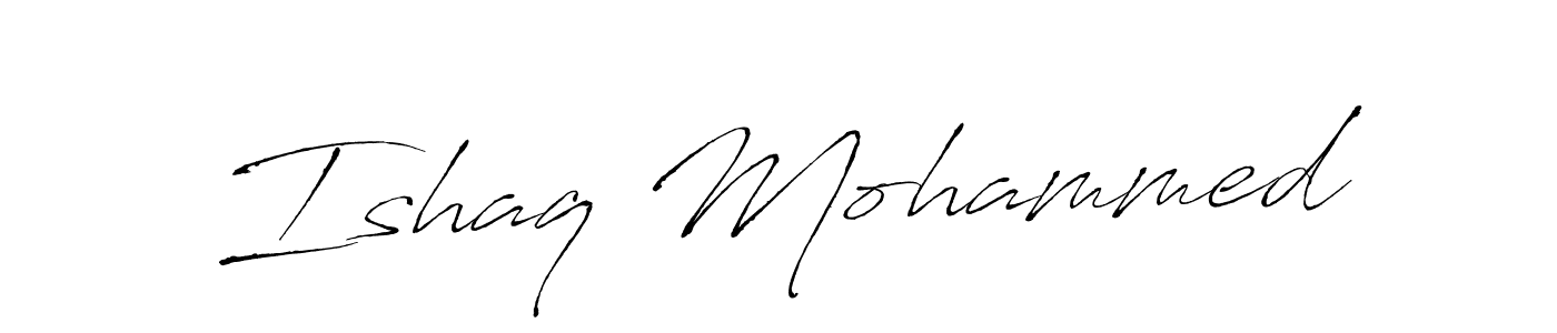 Similarly Antro_Vectra is the best handwritten signature design. Signature creator online .You can use it as an online autograph creator for name Ishaq Mohammed. Ishaq Mohammed signature style 6 images and pictures png