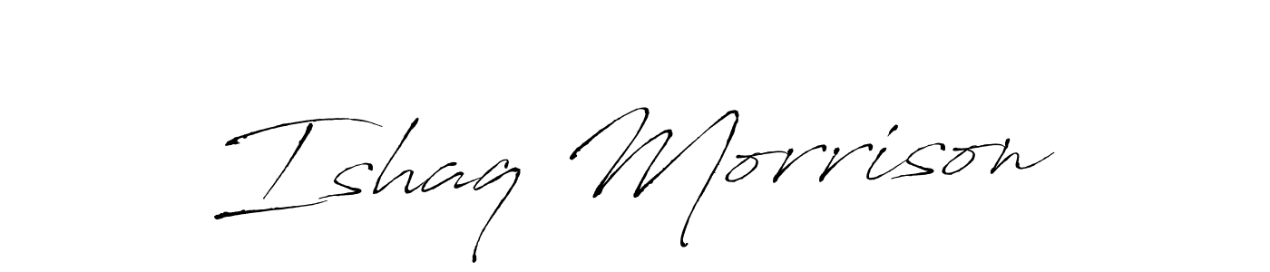 Also You can easily find your signature by using the search form. We will create Ishaq Morrison name handwritten signature images for you free of cost using Antro_Vectra sign style. Ishaq Morrison signature style 6 images and pictures png