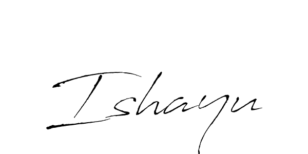 Design your own signature with our free online signature maker. With this signature software, you can create a handwritten (Antro_Vectra) signature for name Ishayu. Ishayu signature style 6 images and pictures png