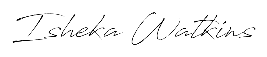 If you are searching for the best signature style for your name Isheka Watkins, here we have designed multiple signature styles using Antro_Vectra. Isheka Watkins signature style 6 images and pictures png