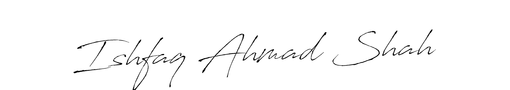 Ishfaq Ahmad Shah stylish signature style. Best Handwritten Sign (Antro_Vectra) for my name. Handwritten Signature Collection Ideas for my name Ishfaq Ahmad Shah. Ishfaq Ahmad Shah signature style 6 images and pictures png