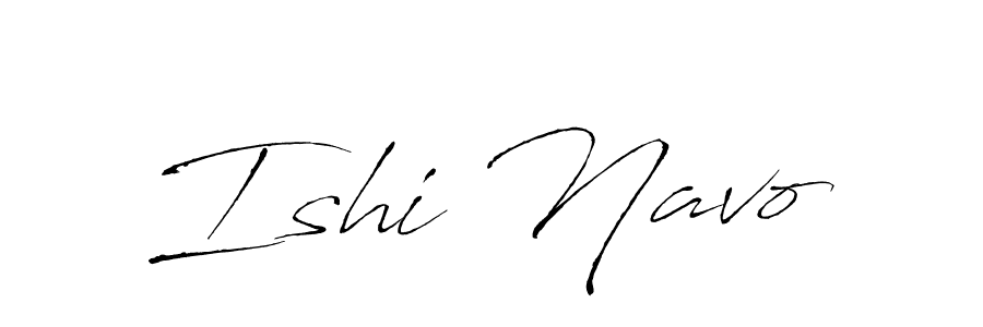 The best way (Antro_Vectra) to make a short signature is to pick only two or three words in your name. The name Ishi Navo include a total of six letters. For converting this name. Ishi Navo signature style 6 images and pictures png