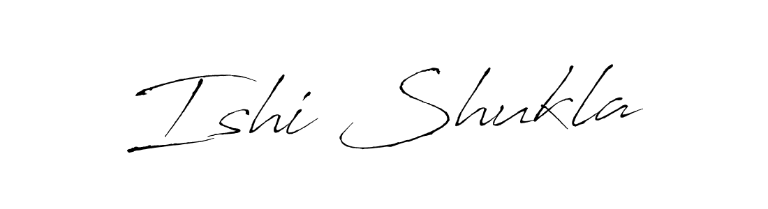 Ishi Shukla stylish signature style. Best Handwritten Sign (Antro_Vectra) for my name. Handwritten Signature Collection Ideas for my name Ishi Shukla. Ishi Shukla signature style 6 images and pictures png