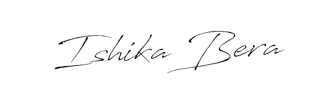 Also we have Ishika Bera name is the best signature style. Create professional handwritten signature collection using Antro_Vectra autograph style. Ishika Bera signature style 6 images and pictures png