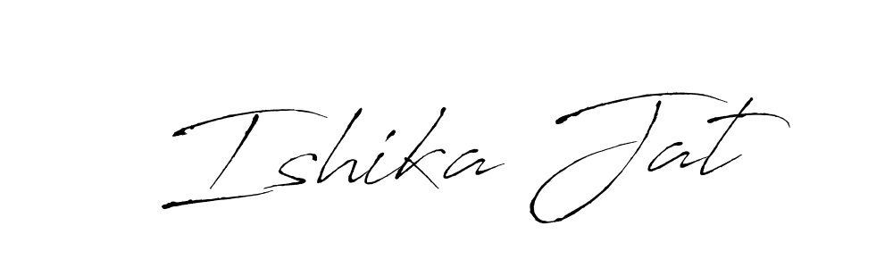 You can use this online signature creator to create a handwritten signature for the name Ishika Jat. This is the best online autograph maker. Ishika Jat signature style 6 images and pictures png