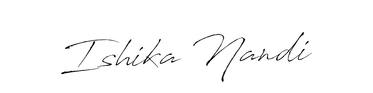 Make a beautiful signature design for name Ishika Nandi. Use this online signature maker to create a handwritten signature for free. Ishika Nandi signature style 6 images and pictures png