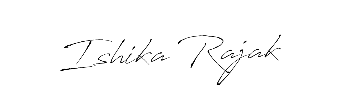 if you are searching for the best signature style for your name Ishika Rajak. so please give up your signature search. here we have designed multiple signature styles  using Antro_Vectra. Ishika Rajak signature style 6 images and pictures png