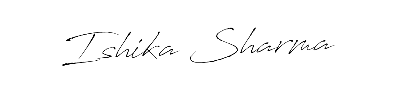 Similarly Antro_Vectra is the best handwritten signature design. Signature creator online .You can use it as an online autograph creator for name Ishika Sharma. Ishika Sharma signature style 6 images and pictures png