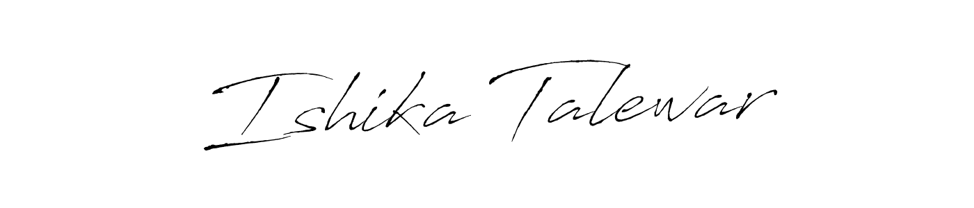 if you are searching for the best signature style for your name Ishika Talewar. so please give up your signature search. here we have designed multiple signature styles  using Antro_Vectra. Ishika Talewar signature style 6 images and pictures png