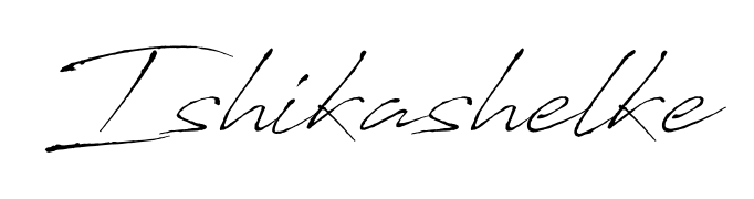 Get an exclusive digital autograph for Ishikashelke. The Antro_Vectra typeface captures the charm of real penmanship on paper. Ishikashelke signature style 6 images and pictures png