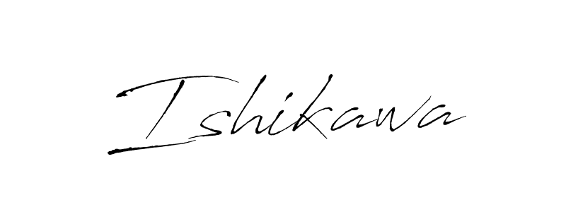 You should practise on your own different ways (Antro_Vectra) to write your name (Ishikawa) in signature. don't let someone else do it for you. Ishikawa signature style 6 images and pictures png