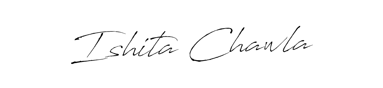 if you are searching for the best signature style for your name Ishita Chawla. so please give up your signature search. here we have designed multiple signature styles  using Antro_Vectra. Ishita Chawla signature style 6 images and pictures png