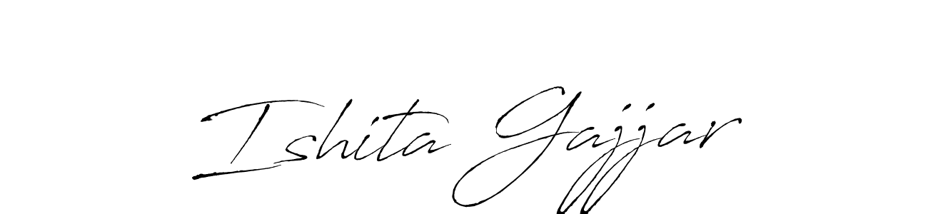 if you are searching for the best signature style for your name Ishita Gajjar. so please give up your signature search. here we have designed multiple signature styles  using Antro_Vectra. Ishita Gajjar signature style 6 images and pictures png