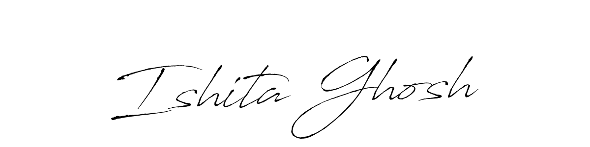 Antro_Vectra is a professional signature style that is perfect for those who want to add a touch of class to their signature. It is also a great choice for those who want to make their signature more unique. Get Ishita Ghosh name to fancy signature for free. Ishita Ghosh signature style 6 images and pictures png