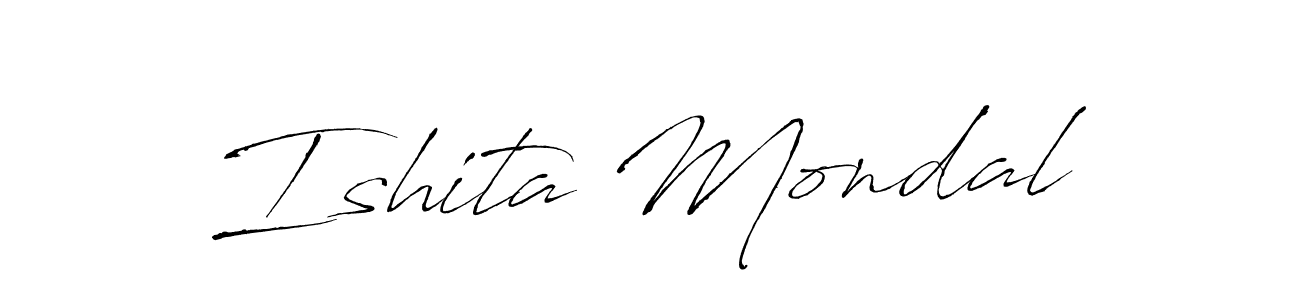 You can use this online signature creator to create a handwritten signature for the name Ishita Mondal. This is the best online autograph maker. Ishita Mondal signature style 6 images and pictures png