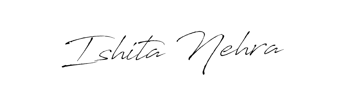 if you are searching for the best signature style for your name Ishita Nehra. so please give up your signature search. here we have designed multiple signature styles  using Antro_Vectra. Ishita Nehra signature style 6 images and pictures png
