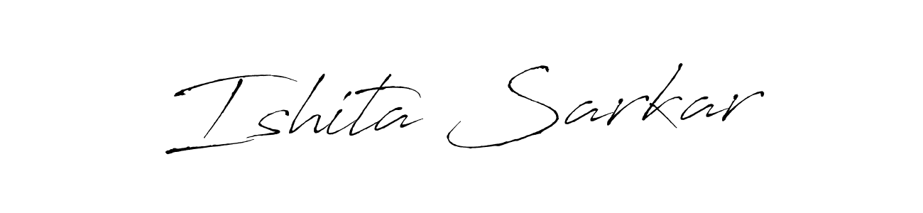 Also we have Ishita Sarkar name is the best signature style. Create professional handwritten signature collection using Antro_Vectra autograph style. Ishita Sarkar signature style 6 images and pictures png