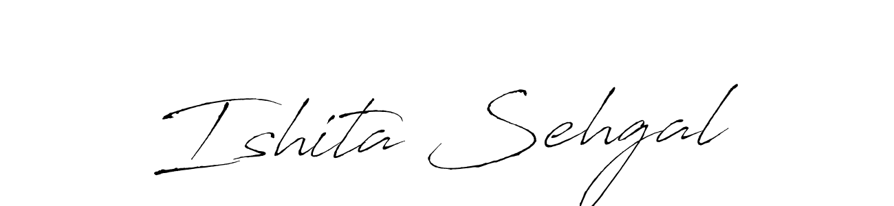 if you are searching for the best signature style for your name Ishita Sehgal. so please give up your signature search. here we have designed multiple signature styles  using Antro_Vectra. Ishita Sehgal signature style 6 images and pictures png