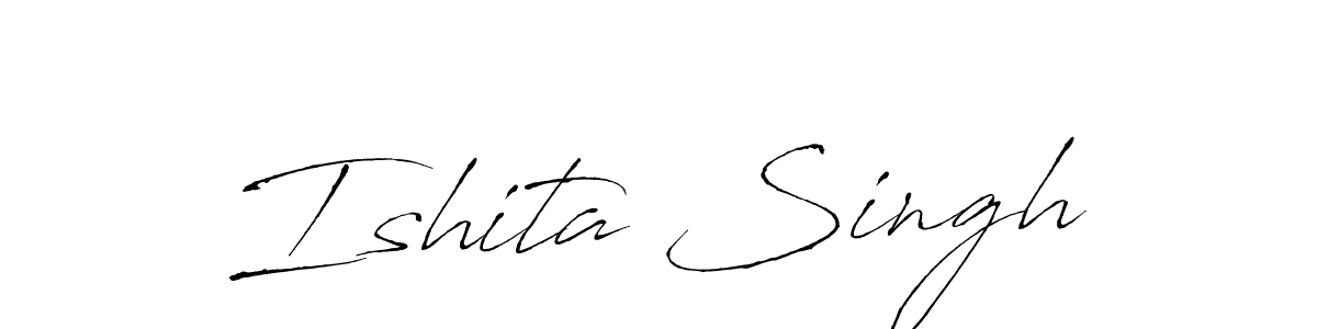 if you are searching for the best signature style for your name Ishita Singh. so please give up your signature search. here we have designed multiple signature styles  using Antro_Vectra. Ishita Singh signature style 6 images and pictures png