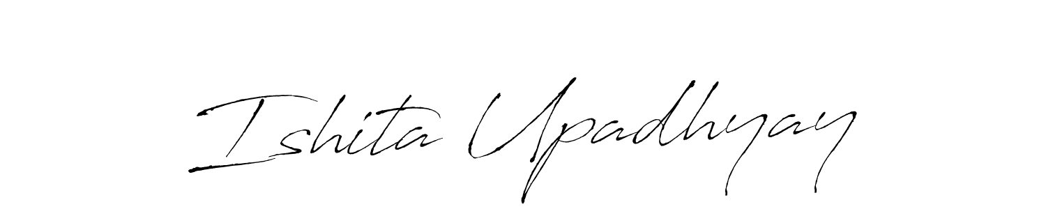 It looks lik you need a new signature style for name Ishita Upadhyay. Design unique handwritten (Antro_Vectra) signature with our free signature maker in just a few clicks. Ishita Upadhyay signature style 6 images and pictures png