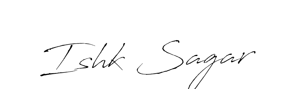 Also You can easily find your signature by using the search form. We will create Ishk Sagar name handwritten signature images for you free of cost using Antro_Vectra sign style. Ishk Sagar signature style 6 images and pictures png