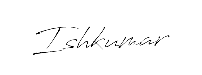 Ishkumar stylish signature style. Best Handwritten Sign (Antro_Vectra) for my name. Handwritten Signature Collection Ideas for my name Ishkumar. Ishkumar signature style 6 images and pictures png