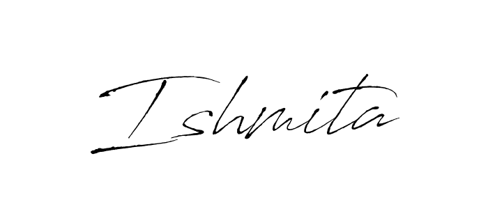 You should practise on your own different ways (Antro_Vectra) to write your name (Ishmita) in signature. don't let someone else do it for you. Ishmita signature style 6 images and pictures png