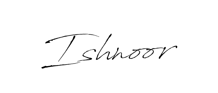 Antro_Vectra is a professional signature style that is perfect for those who want to add a touch of class to their signature. It is also a great choice for those who want to make their signature more unique. Get Ishnoor name to fancy signature for free. Ishnoor signature style 6 images and pictures png