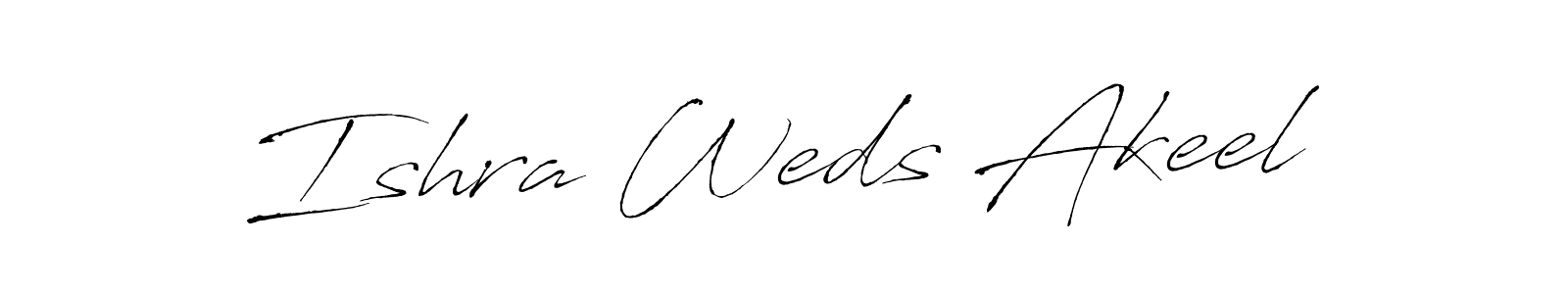 It looks lik you need a new signature style for name Ishra Weds Akeel. Design unique handwritten (Antro_Vectra) signature with our free signature maker in just a few clicks. Ishra Weds Akeel signature style 6 images and pictures png