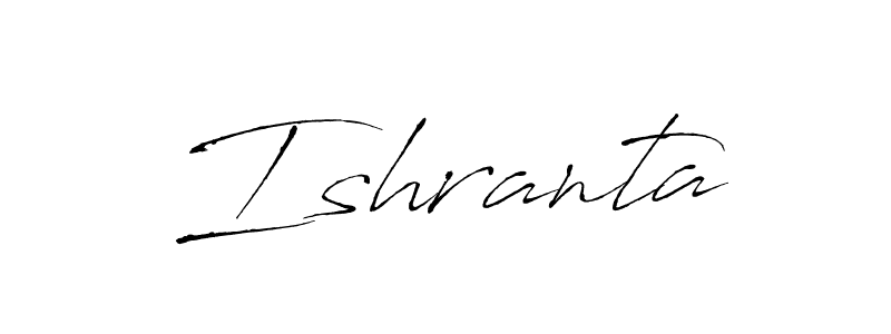 Also we have Ishranta name is the best signature style. Create professional handwritten signature collection using Antro_Vectra autograph style. Ishranta signature style 6 images and pictures png
