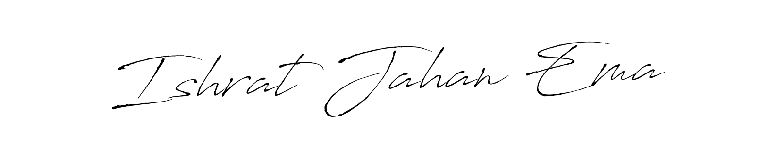 See photos of Ishrat Jahan Ema official signature by Spectra . Check more albums & portfolios. Read reviews & check more about Antro_Vectra font. Ishrat Jahan Ema signature style 6 images and pictures png