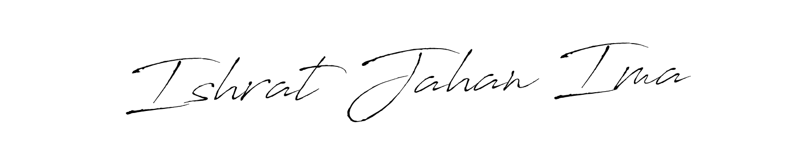 if you are searching for the best signature style for your name Ishrat Jahan Ima. so please give up your signature search. here we have designed multiple signature styles  using Antro_Vectra. Ishrat Jahan Ima signature style 6 images and pictures png