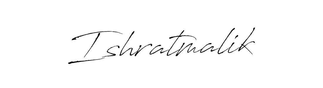 Make a beautiful signature design for name Ishratmalik. With this signature (Antro_Vectra) style, you can create a handwritten signature for free. Ishratmalik signature style 6 images and pictures png